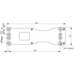 Assa Abloy Montageplaat A120