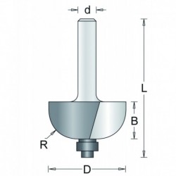 Holprofielfr 83-8 R6,3mm...