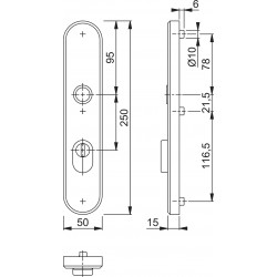 Hoppe 3236ZA maattekening