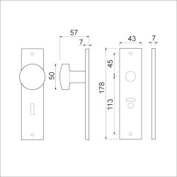 AMI KORTSCHILD 178X43 BLIND F1