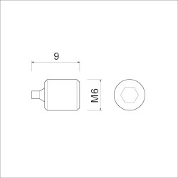 AMI SCHROEF 900065 M6 V QUICKSTIFT