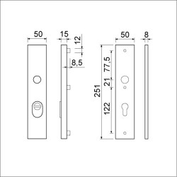 AMI SCHILDEN 251/15KT PC72 DD55-60 F1 SKG***