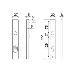 AMI SCHILD 251/37KT PC72 DD55-60 F1 SKG***