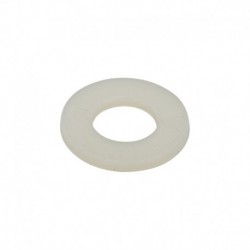 Sluitring M3 Wit Nylon -...