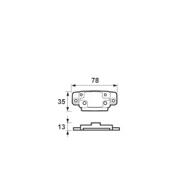 Axaflex Onderlegplaat 2660-80 V Security