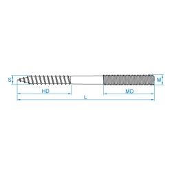 Stokeind M12X160mm Elvz...