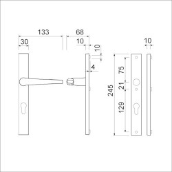 AMI KRUK 357 OP SCHILD 245X30 PC92 F1