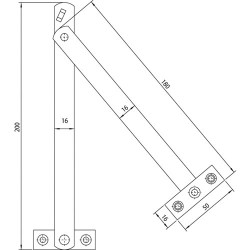 NEMEF RAAMSCHAAR 2110/12 180MM VERZ