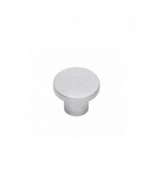 Meubelknop 30mm plat rvs