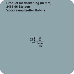 AXA STELPEN HABILIS 2465-06 RVS