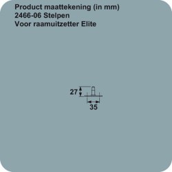 AXA STELPEN ELITE 2466-06 RVS