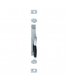 Deurespagnolet Ton 222 chroom mat/ebbenhout