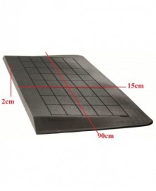 Drempelhulp 2 cm zwart met...