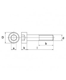 Inbusbout Ck M3x12mm Zwart...