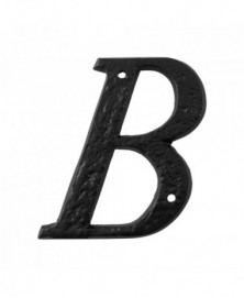 Letter B/ 101mm smeedijzer...