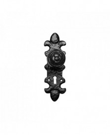 Knop 50mm op schild...