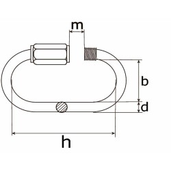 SCHROEFSCHAKEL 200 6MM BI 45X14MM ELVZ