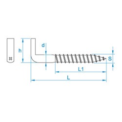 SCHROEFDUIM PER 100 65X18X6 KRUIS ELVZ 100STKS