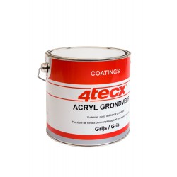 4Tecx Grondverf Acryl Wit 2,5L