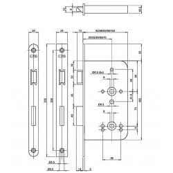 LIPS WC-Slot 2486/17T24-60 afmetingen