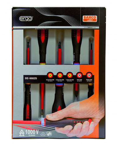 Bahco Schroevendraaierset BE9882S 1000V Bahco Schroevendraaierset BE9882S 1000V