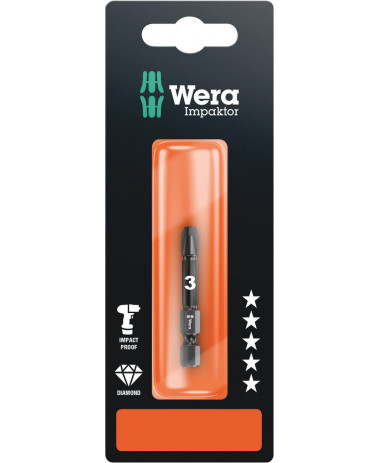 Wera Slagbit 855/4Impaktor Dc 1/4 PZ3 50mm