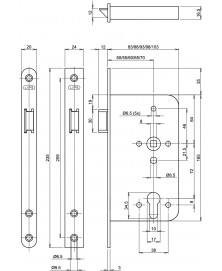 Nemef Rolschootslot 689/17U-60 Pc72 Zsp