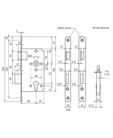 Mauer D+N Slot 2825/U20/55 Stomp Din Rechts