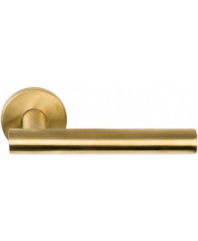 Formani BASICS LBVII-19 deurkruk op rozet EN1906 PVD mat goud