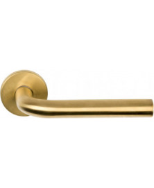 Formani BASICS LBIII-19 deurkruk op rozet EN1906 PVD mat goud