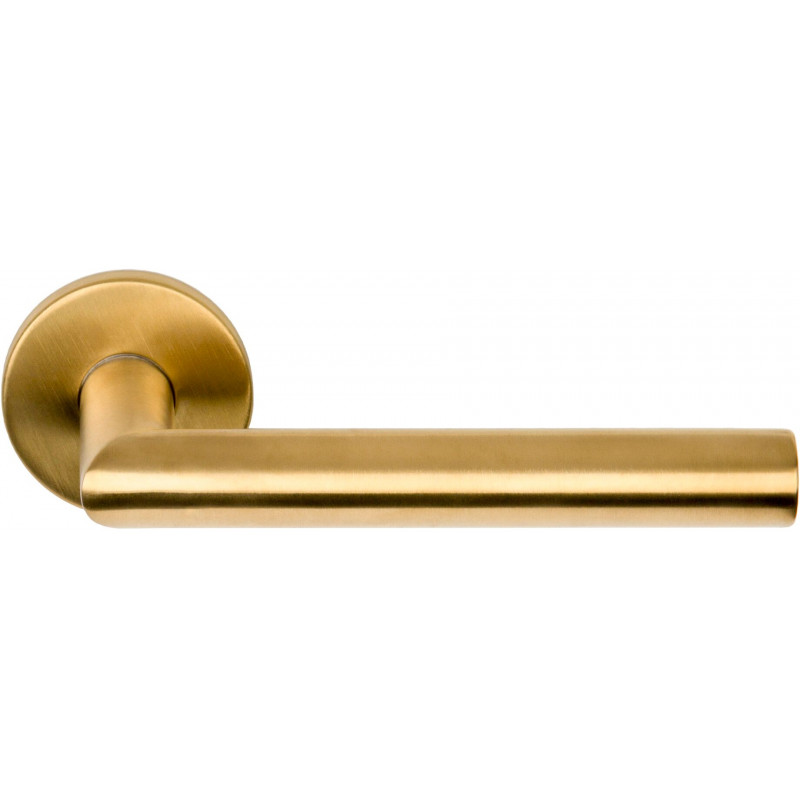 Formani BASICS LBII-19 deurkruk op rozet EN1906 PVD mat goud
