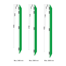 AXA Scharnier 1113 89x89mm 2,4mm Topcoat SKG***