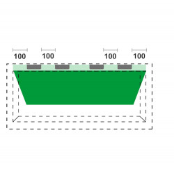 AXA Scharnier 1113 89x89mm 2,4mm Topcoat SKG***