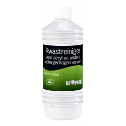 De Parel Kwastreiniger voor Acryl Verven 500ml