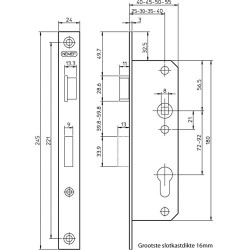 NEMEF D+N-SLOT 8691/14T-40MM PC72 D2