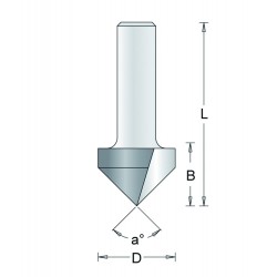 V-Groeffrees 68-8 12,7mm...