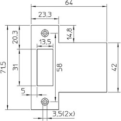 Nemef Sluitplaat Vp1255/12T...