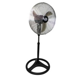 Statiefventilator Professioneel 45cm 75W Zwart - 3 standen