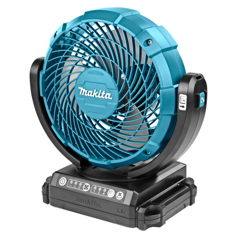 Makita 14,4 / 18 V Ventilator DCF102Z met zwenkfunctie zonder accu