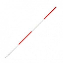 Nedo Bouwjalon Staal - 2 Meter - Rood/Wit 127511
