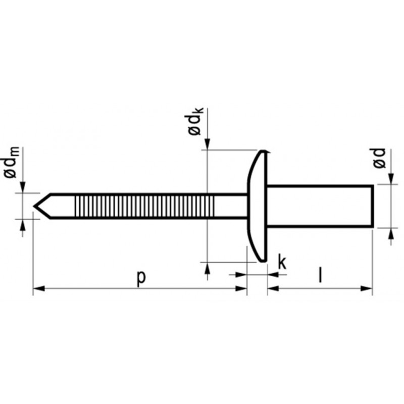 Popnagel Rvs/Rvs 1261 Dicht 3