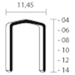 Union Niet Type Fb 10Mm Verz - 5000 stuks