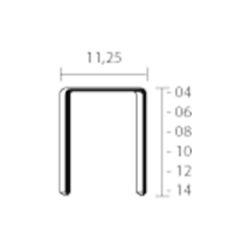 Union Niet Type Vx 12Mm Cst - 1600 stuks