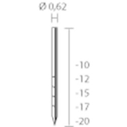 Union Nagel Type Al 12Mm Verbronsd - 20000 stuks