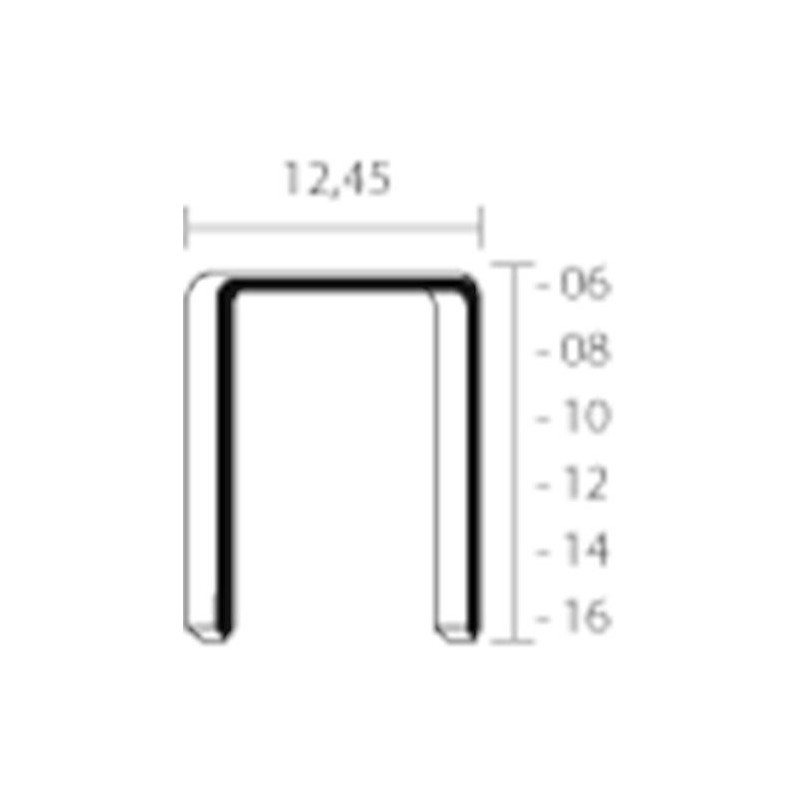 Union Niet Type D 14Mm Cnk - 6000 stuks