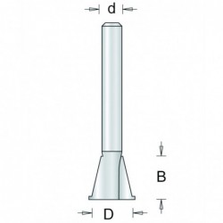 Zwaluwstaartfrees 18-8 14