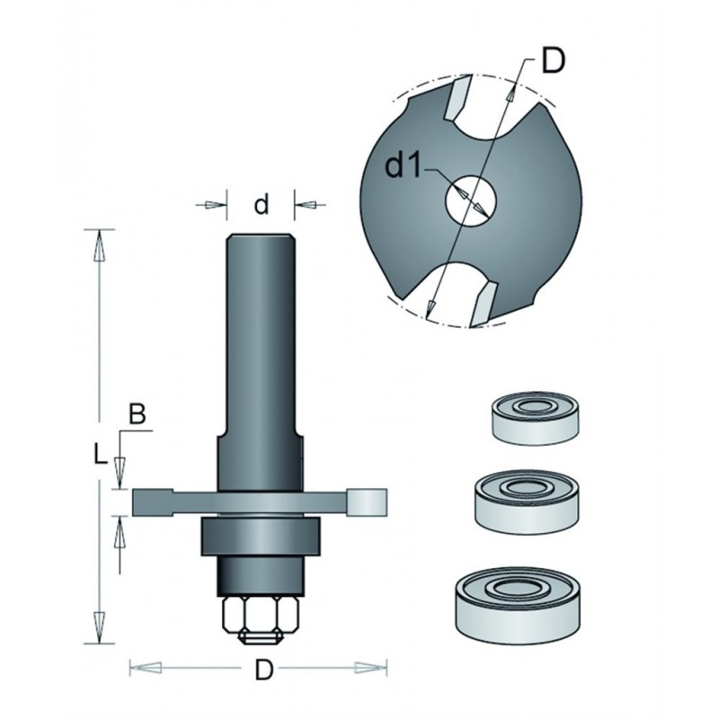 Kogellager Kl120 19X6Mm Astap 6Mm