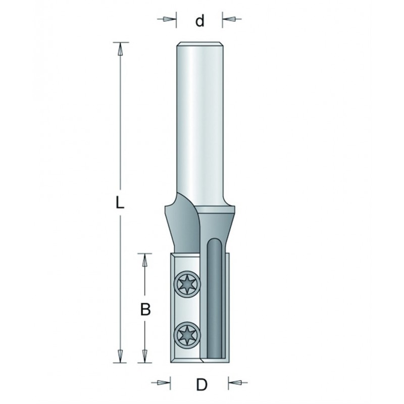 Groeffrees 432-8 16X30Mm Hm W-Mes 8Mm