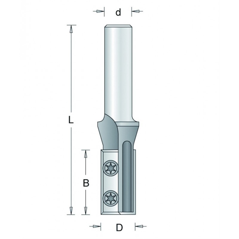 Groeffrees 436-8 20X30Mm Hm W-Mes 8Mm
