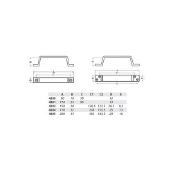 HERMETA HANDGREEP 4204 170MM F1